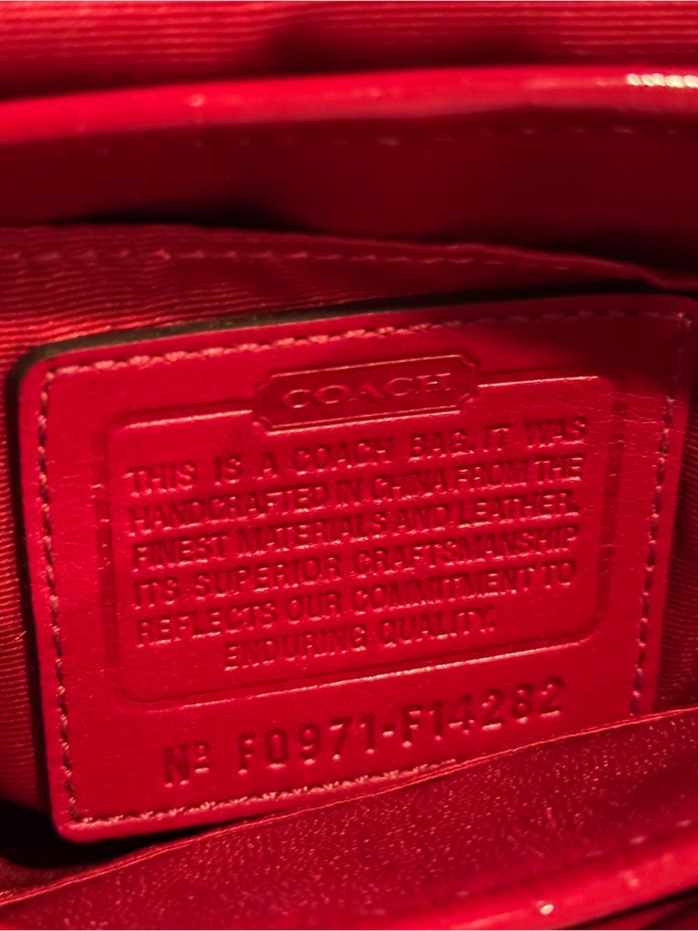 Coach Signature Legacy Shoulder Bag - Picture 6 of 11